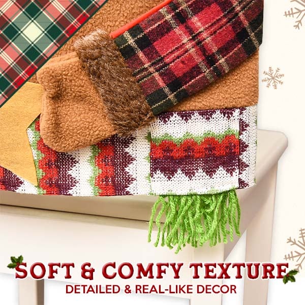Chair Covers — Cozy Warmth and Festive Atmosphere (4 Pieces) Homezys