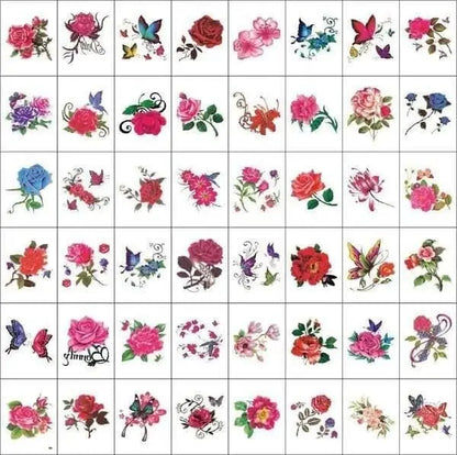 ❤️ Trendy 3D Tattoo Stickers 50 PCS Zorenza