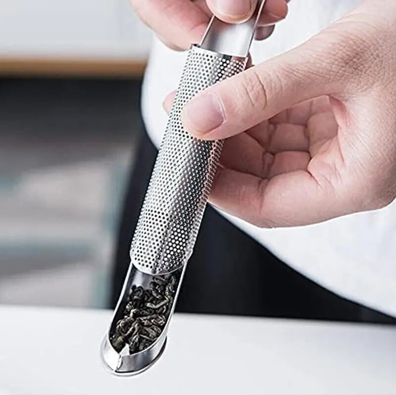 Buy 2 Get 1 FREE | Stainless Steel Tea Strainer – For loose leaf tea, herbal infusions & spices Homezys