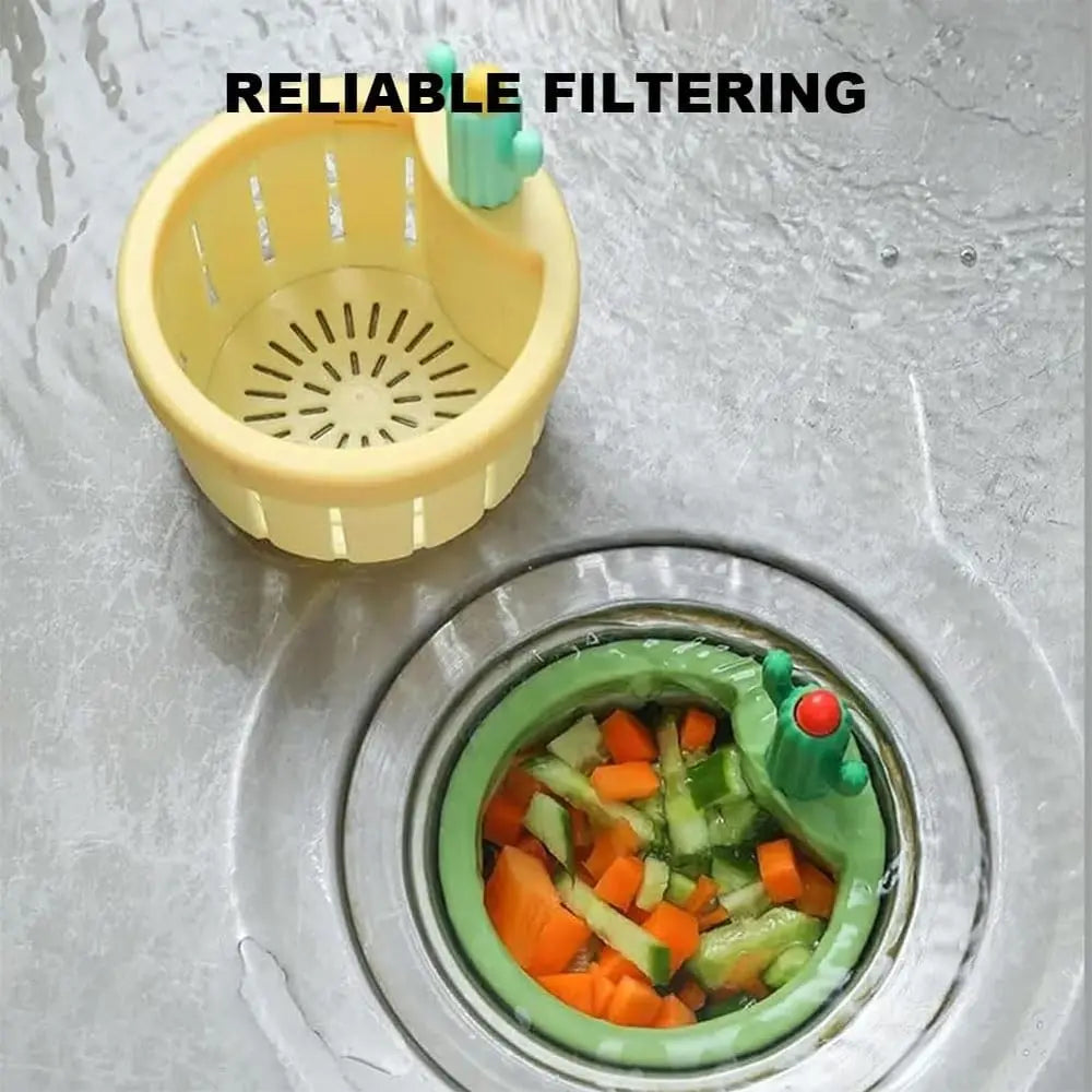 Cactus Kitchen Automatic Dumping Sink Filter Zorenza