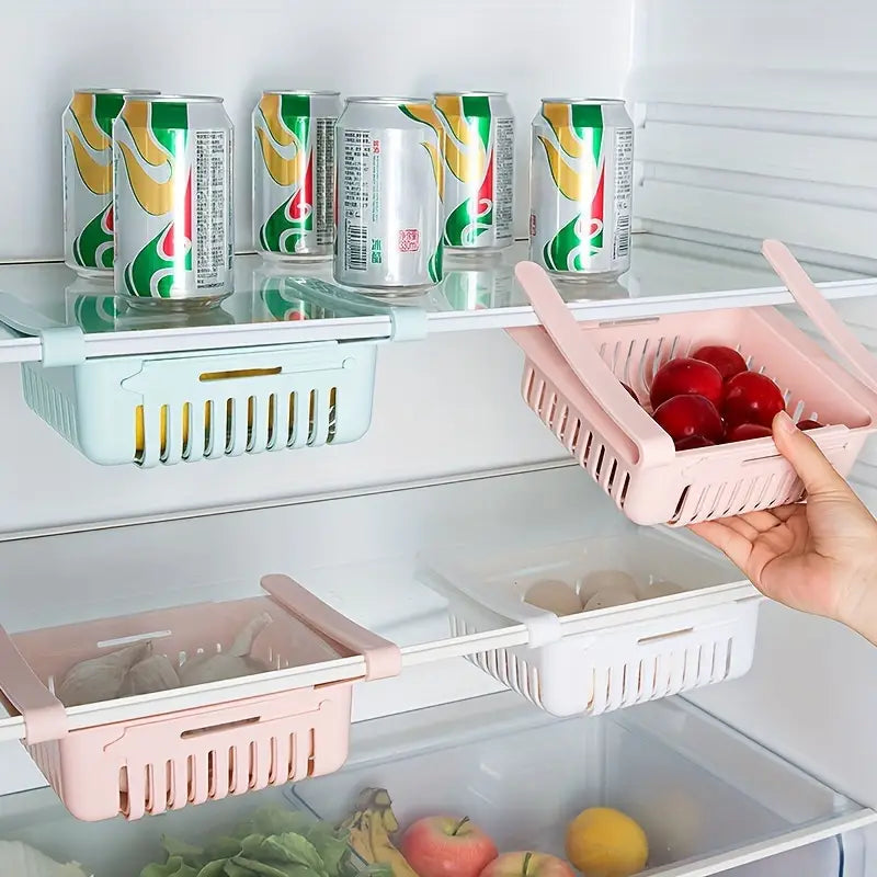Multipurpose Refrigerator Organizer – Stackable Food Container with Drainage Homezys