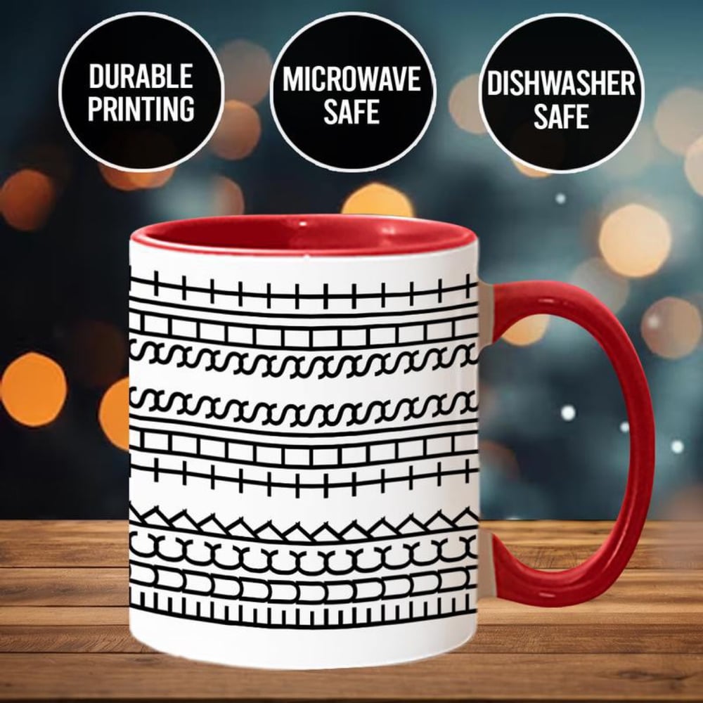 Ceramic Coffee Cup – Hidden Funny Message with Ergonomic Handle Homezys