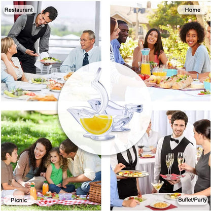 Bird-shaped lemon squeezer – Compact citrus press with easy grip Homezys