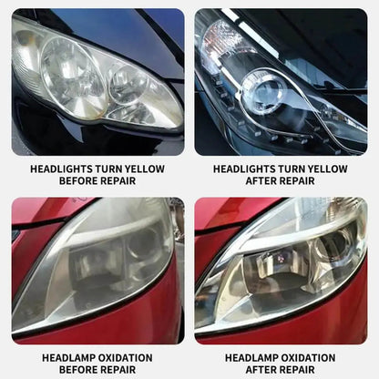 Headlight Restoration Spray – Solution for Dull, Yellowed, or Cloudy Car Headlights Homezys