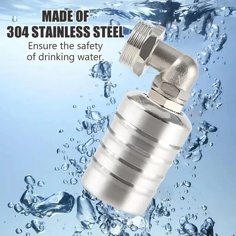 Stainless steel mini float valve - Automatic water level control Mivoza Germany