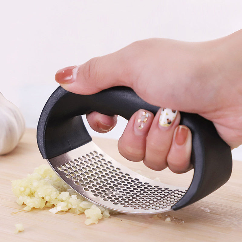 Easy-Squeeze Garlic Press – Premium Stainless Steel Homezys