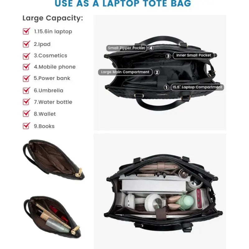2-in-1 Insulated Lunch & Organiser Bag with Pouch Homezys