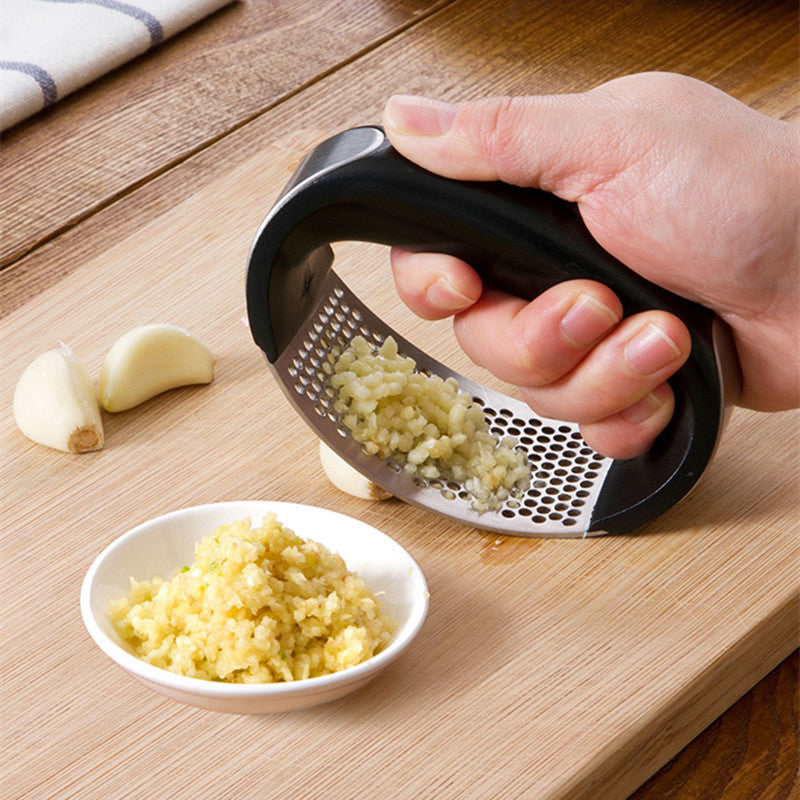 Easy-Squeeze Garlic Press – Premium Stainless Steel Homezys