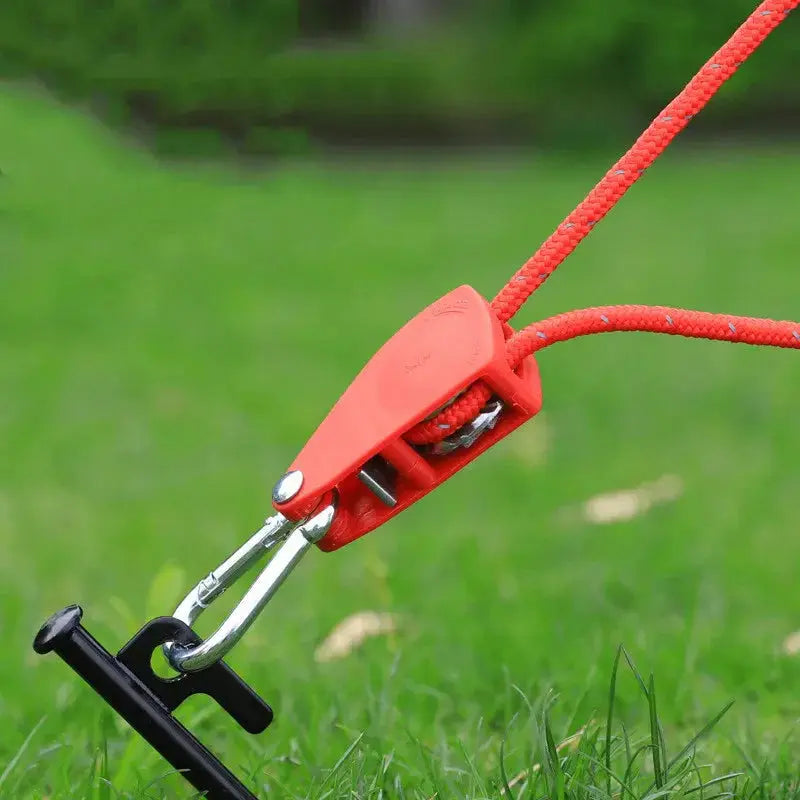 1+1 FREE | Windproof Outdoor Rope - 5 m Reflective Nylon with Carabiner Mivoza Germany