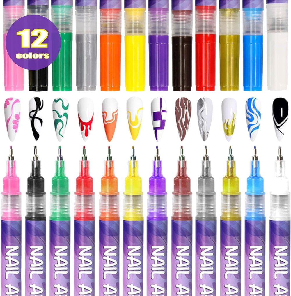 Nail Design Color Pencil Set — Radiant Colors for Perfect Nails Homezys