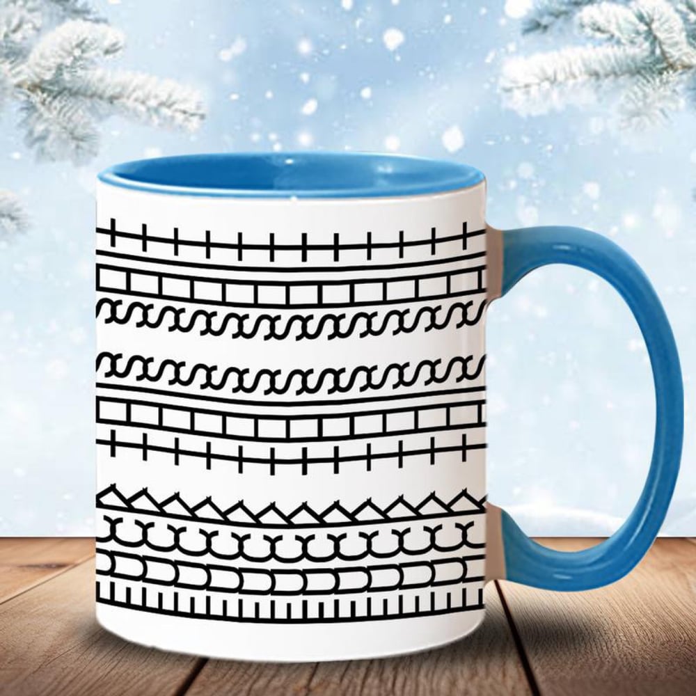 Ceramic Coffee Cup – Hidden Funny Message with Ergonomic Handle Homezys