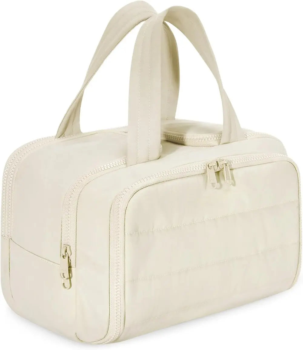 Large Capacity Wide-Open Travel Cosmetic Bag Zorenza