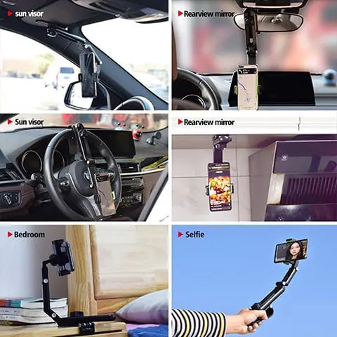 Rotatable and Retractable Car Phone Holder Zorenza