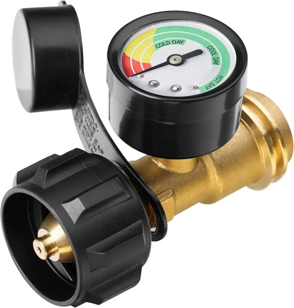 Propane Gas Tank Gauge with Color-Coded Display Homezys