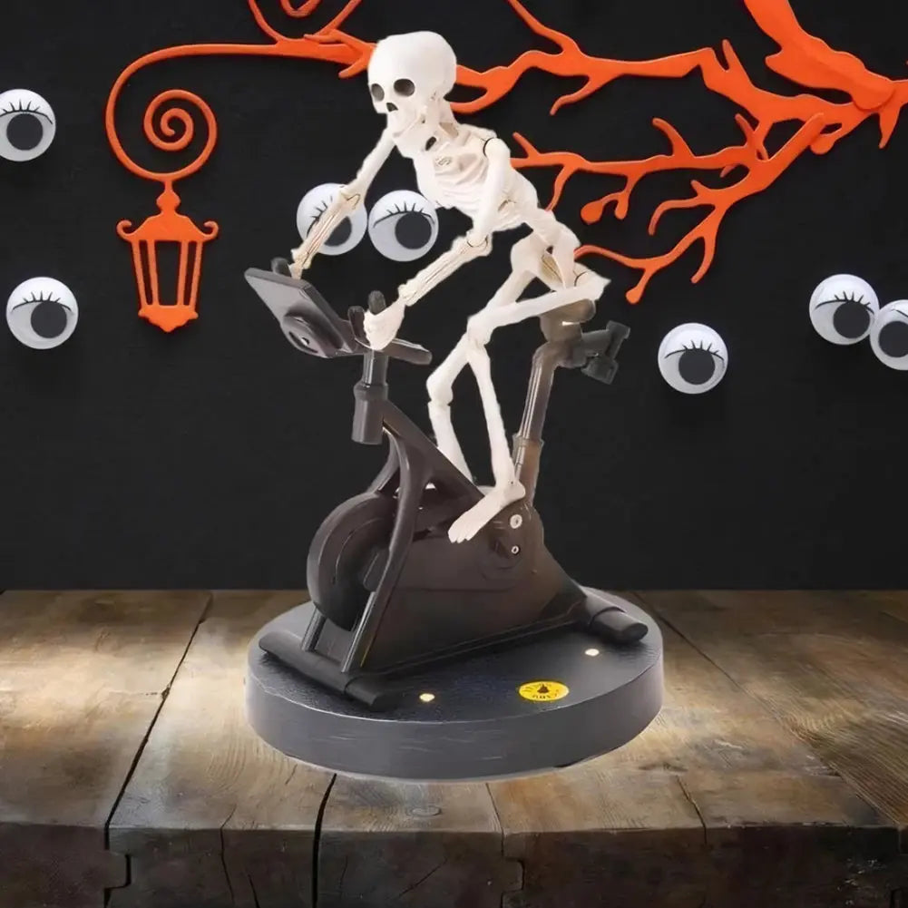 Decorative Figurine Skeleton Rider — Create a Spookily Charming Atmosphere Homezys