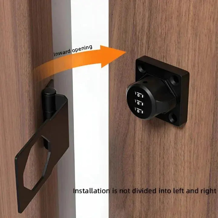 Keyless Secure Lock — Stainless Zinc Alloy with 1000 Codes Homezys