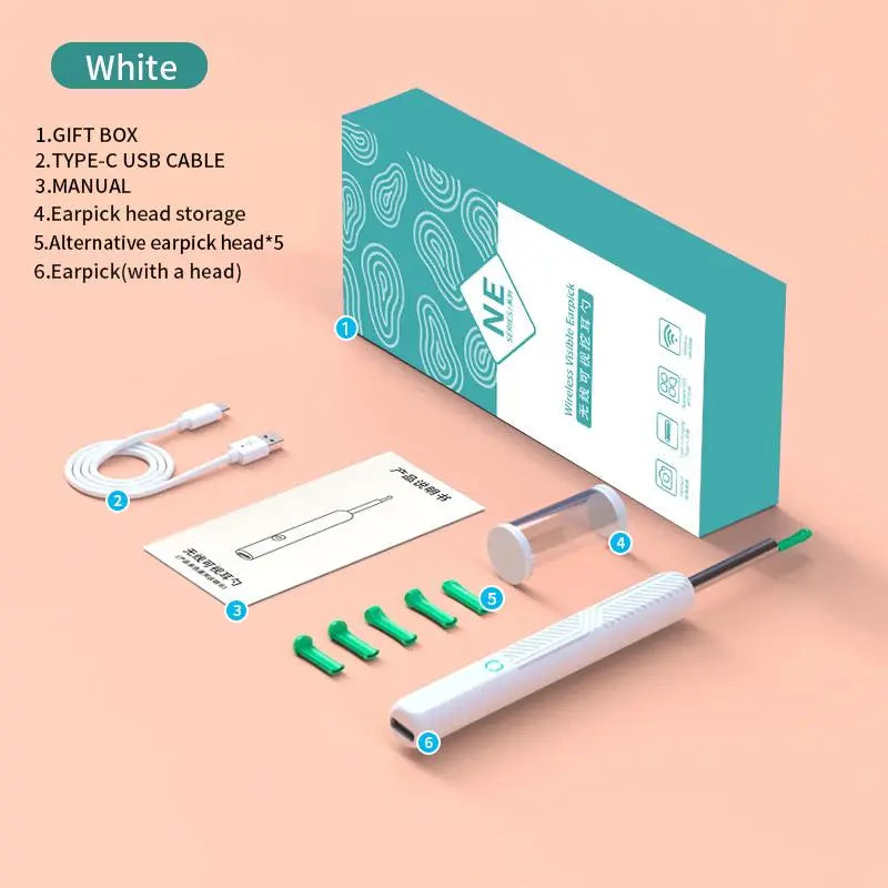 Wireless Otoscope Ear Wax Remover Zorenza