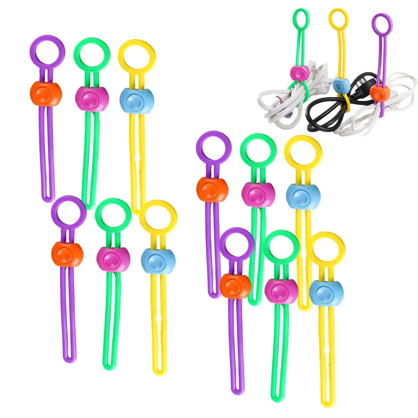 Multi-purpose fastening clip - elastic TPE Zorenza