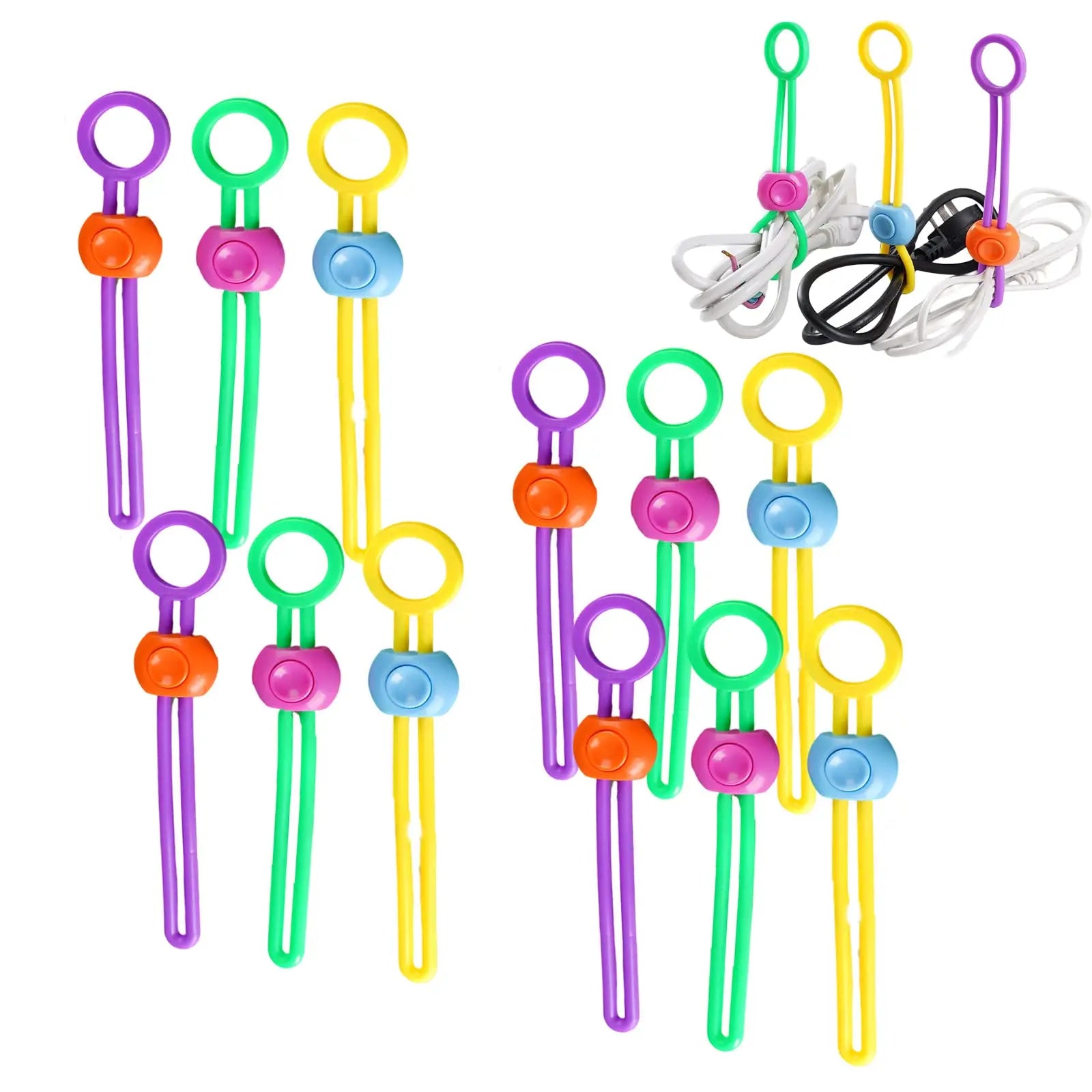 Multi-purpose fastening clip - elastic TPE Zorenza