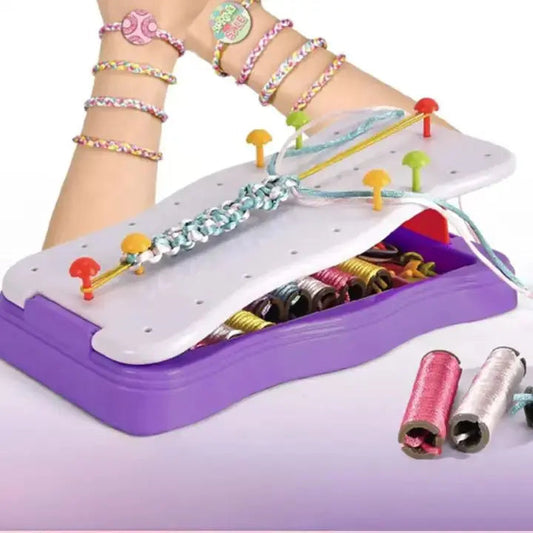 DIY Hand Rope Braiding Kit – Creative Crafting Experience for Kids Homezys