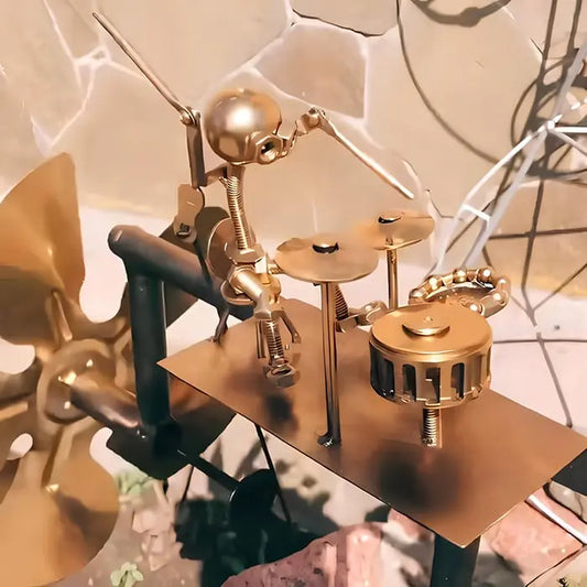 Hand-welded Metal “Rockband” Wind Spinner with 70 cm Spike Homezys