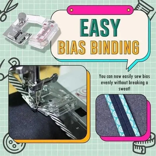 🔥Adjustable Bias Tape Binding Foot🌙 Zorenza