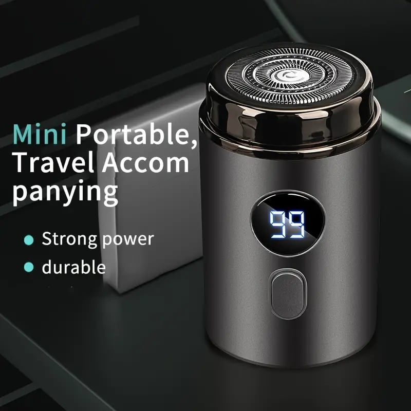 Mini Electric Shaver — Portable Waterproof Grooming Device with 15 Blades Homezys