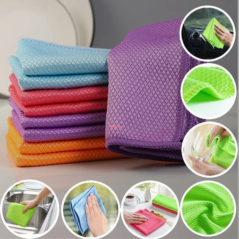 🔥Streak-Free Miracle Cleaning Cloths - Reusable Zorenza