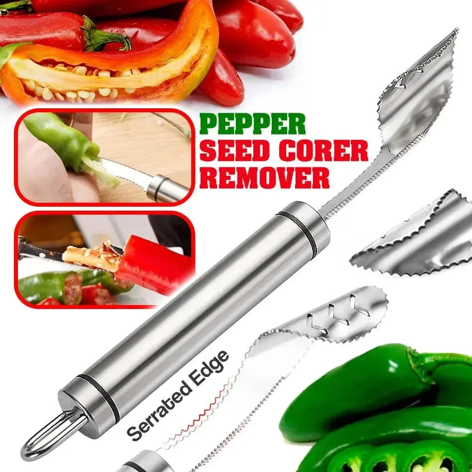 Pepper Seed Corer Remover Zorenza