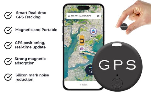 Buy 1 Get 1 Free | Compact Magnetic GPS Tracker – Discreet, Real-Time Tracking Homezys