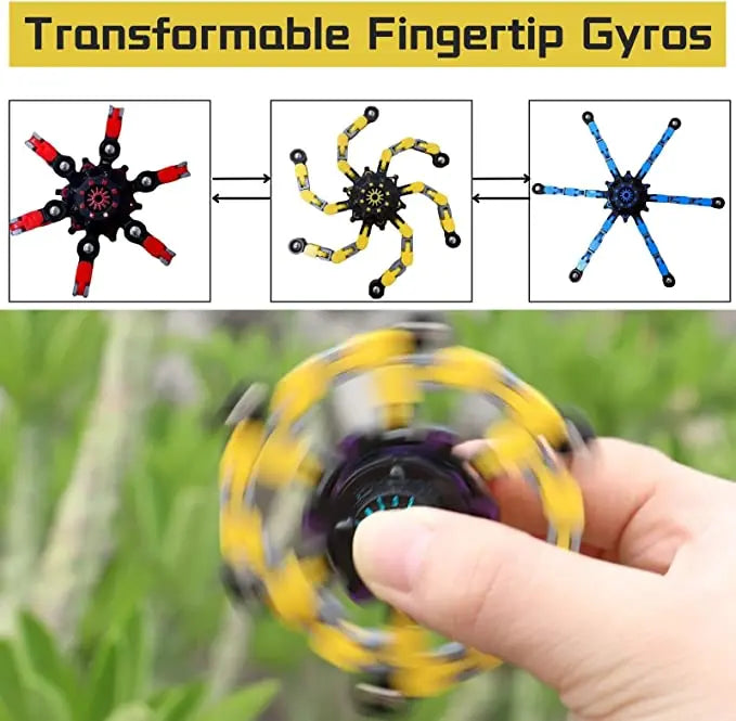 Transformable Fingertip Gyro Zorenza