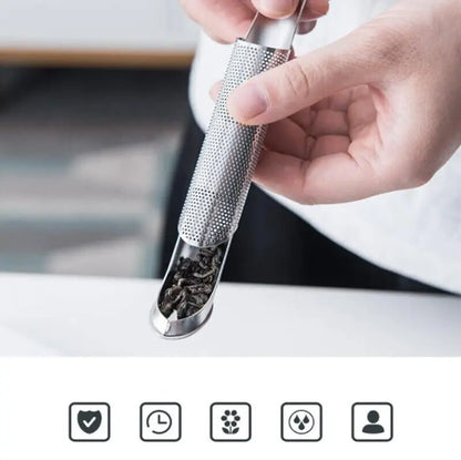 Buy 2 Get 1 FREE | Stainless Steel Tea Strainer – For loose leaf tea, herbal infusions & spices Homezys