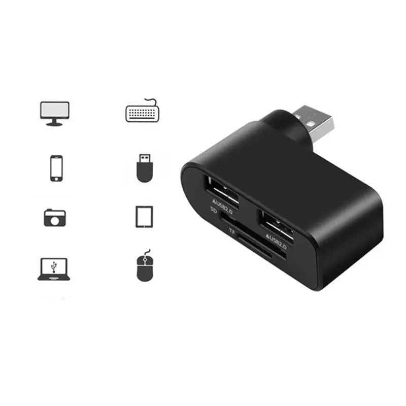 4-in-1 rotatable USB hub😍 Zorenza