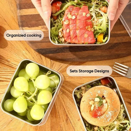 ✨LAST DAY 49% OFF - Stainless Steel Food Storage Container Zorenza