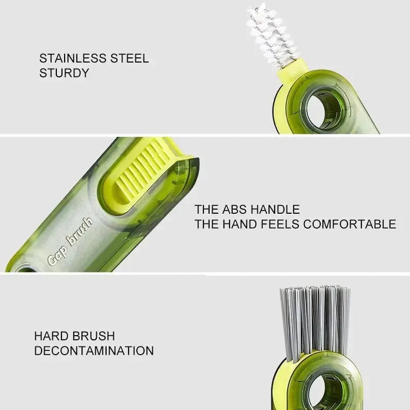 1+1 FREE | 3-in-1 Multifunction Cleaning Brush - For bottles, lids & hard-to-reach places Mivoza Germany
