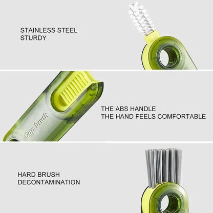 1+1 FREE | 3-in-1 Multifunction Cleaning Brush - For bottles, lids & hard-to-reach places Mivoza Germany