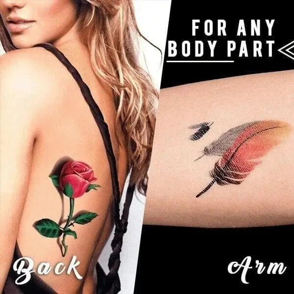 ❤️ Trendy 3D Tattoo Stickers 50 PCS Zorenza