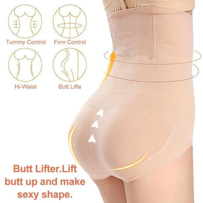 High Waist Tummy Control Shapewear Panties Zorenza