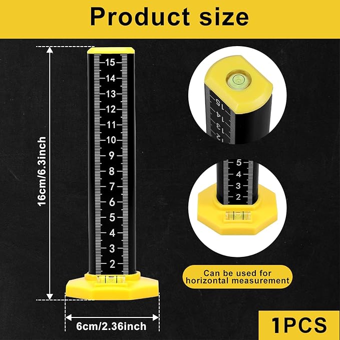 Precision Height Gauge — Magnetic Base with Built-in Spirit Levels Homezys