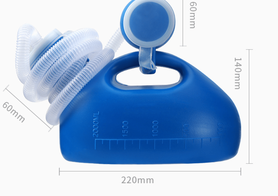 FreedomFlow™ — Leakproof Portable Urinal with Custom Hose Mivoza Deutschland