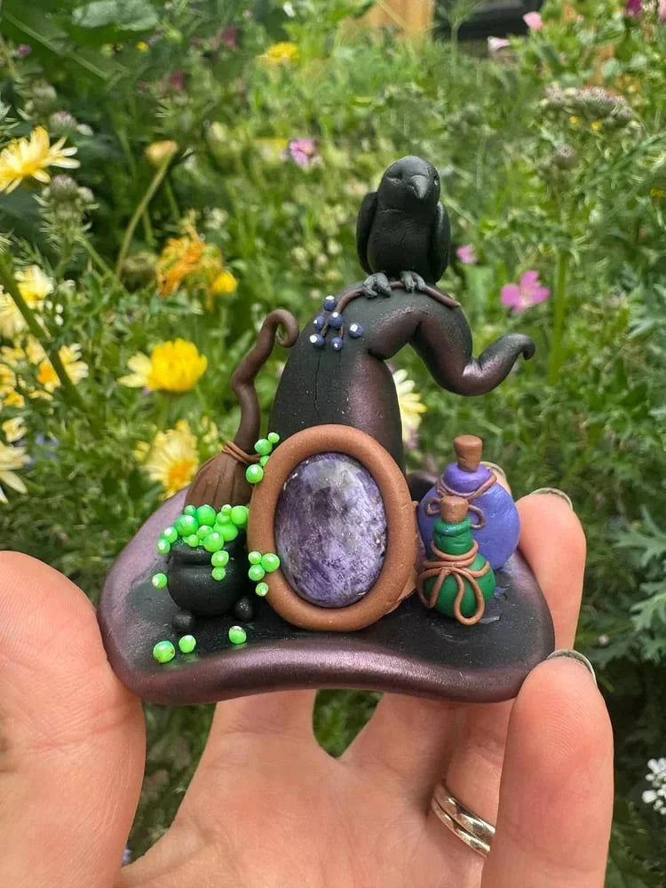 🎉🧙Handmade Elemental Witch Hat Mivoza Deutschland
