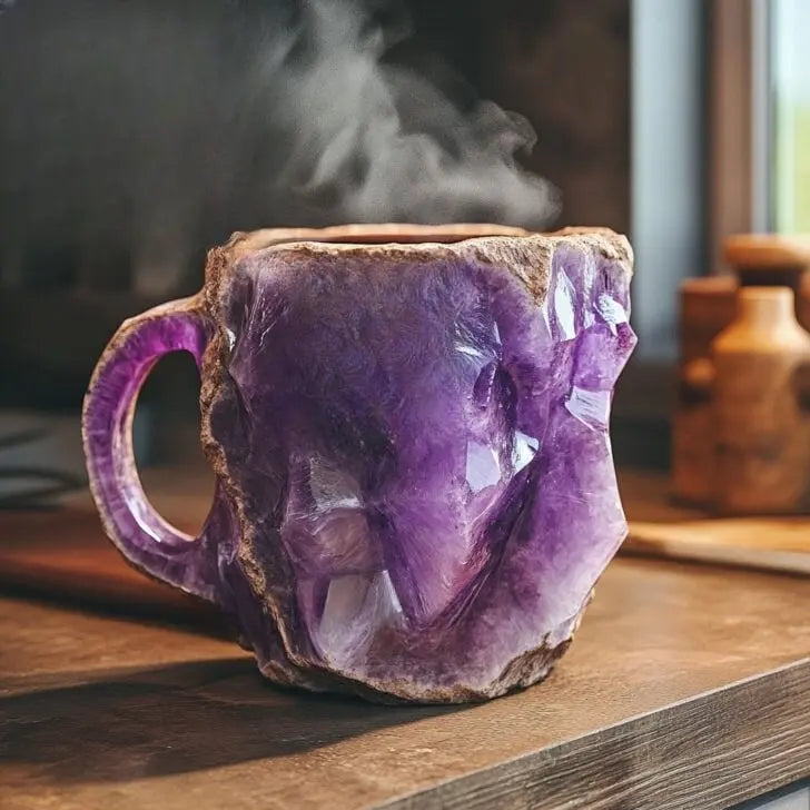 MineralMist™ — Elegant Crystal Cup with Thermal Magic Mivoza Deutschland