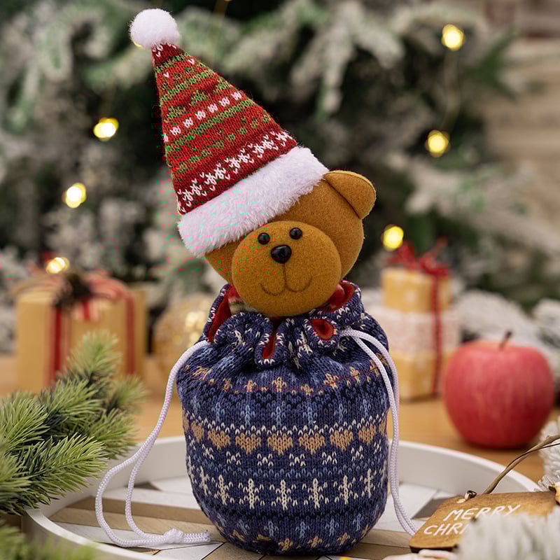 Strickpuppen Weihnachtsbeutel — Süße & besondere Geschenkidee Mivoza Deutschland