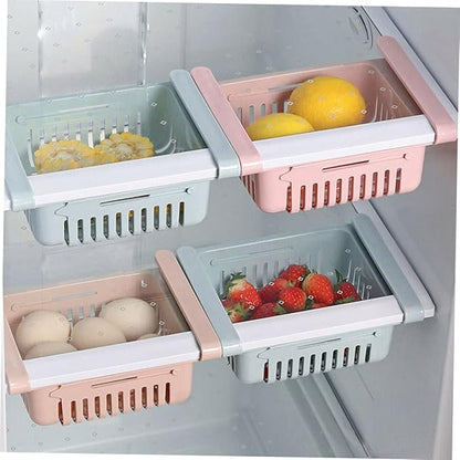 Multipurpose Refrigerator Organizer – Stackable Food Container with Drainage Homezys