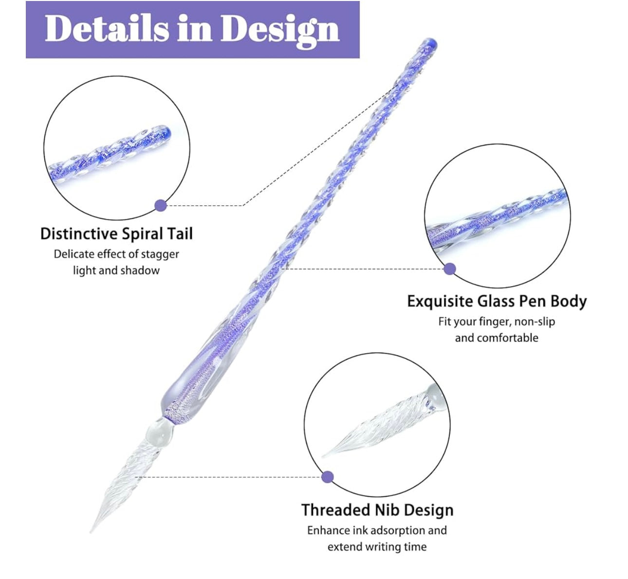 Shimmering Crystal Pen — Creativity with Sparkling Ease Homezys