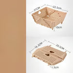 Foldable Draining and Storage Basket – Space-Saving, Heat-Resistant Organizer Homezys