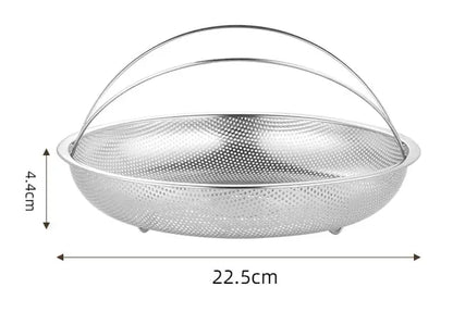 All-In-One Stainless Steel Steamer With Handle Zorenza