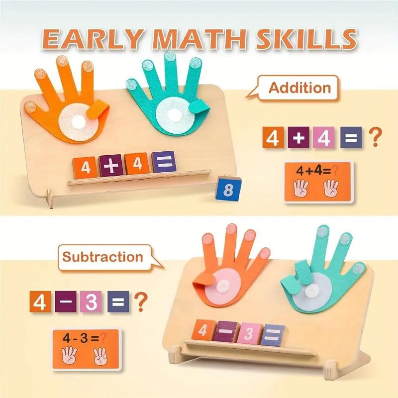 Wooden Number Learning Game — Learn Math Playfully Homezys