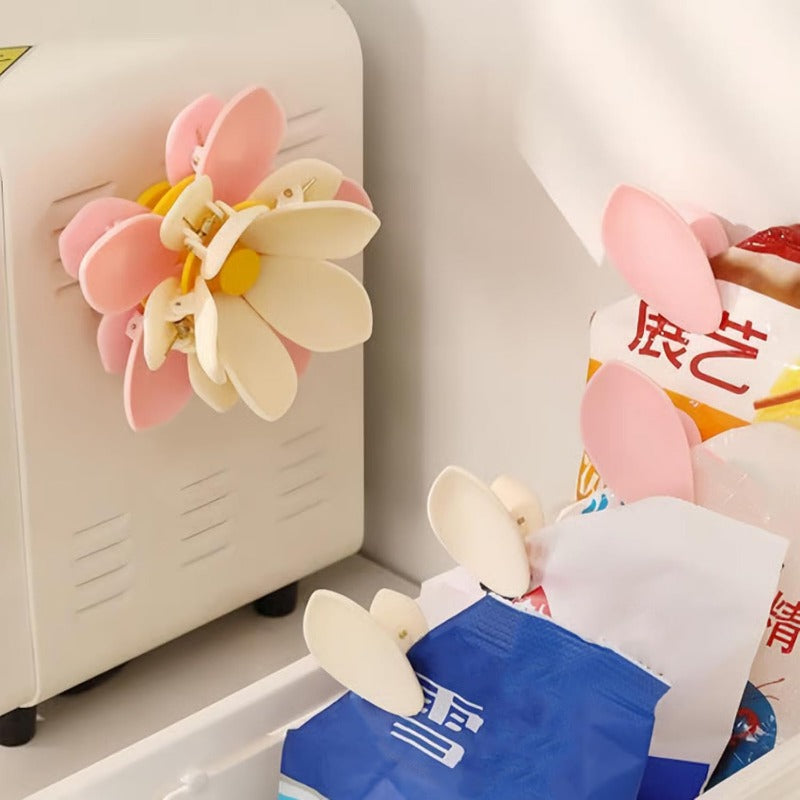Magnetic Flower Clip — Stylish Organization and Fresh Snacks Homezys