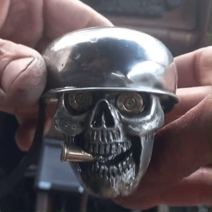 Skull Soldier Gear Shift Knob Made of Chrome Alloy Homezys
